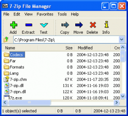 7 zip nouvelle version pour l'alternative winzip et winrar