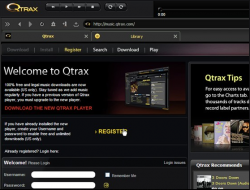 musique gratuite qtrax signe avec les quatre majors
