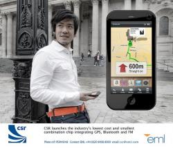 csr fonctions gps bluetooth et radio fm en une puce